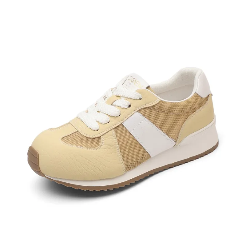 Cigna Low Top Casual Shoes Women's Lemon-1