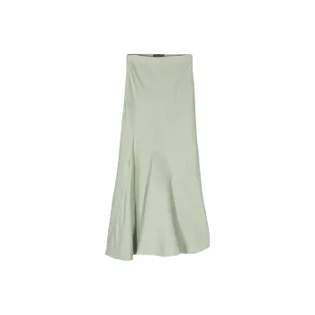 Lorena Antoniazzi Godet Linen blend Maxi Skirt