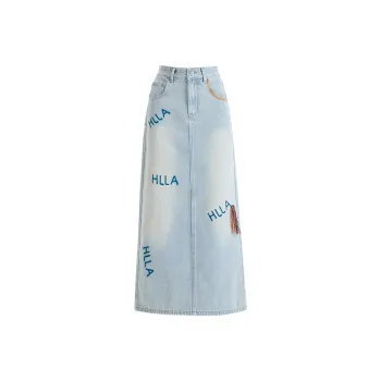 ST&SAT Denim Long Skirt Women's