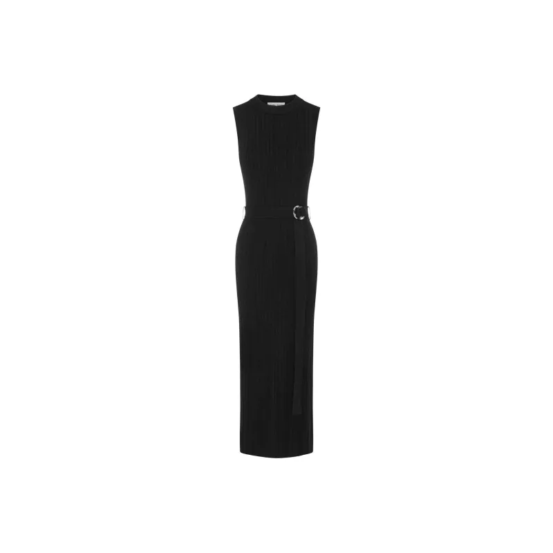ANNA QUAN FW24 Sleeveless Dress Women's Black-0