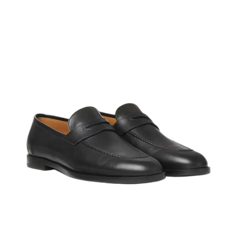 Loro Piana Sergio Loafer Loafers Women's Black-2