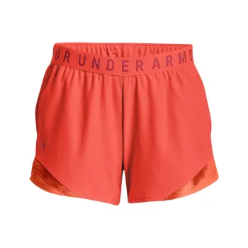 Under Armour UA Play Up 3.0 Tri Color Sports Shorts Women's Coral