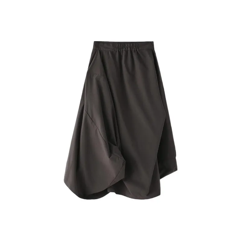 THE SEA LIFE Casual Long Skirt Women's Black-0