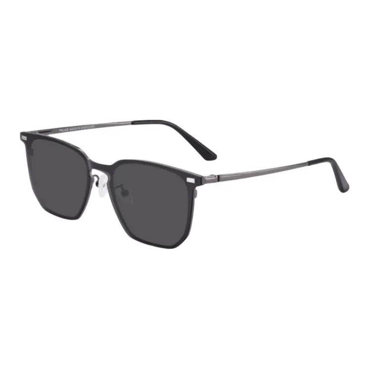 PULAIS Plate Alloy Frame TR/Memory Plastic Irregular Shape Sunglasses Unisex Multicolor-4