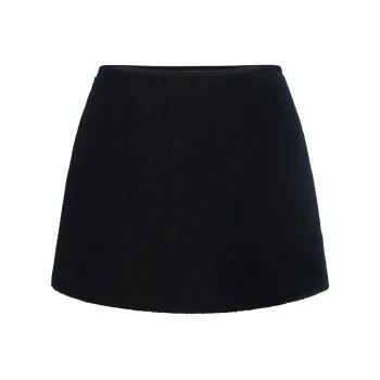MIU MIU FW22 Casual Short Skirts Women's Black