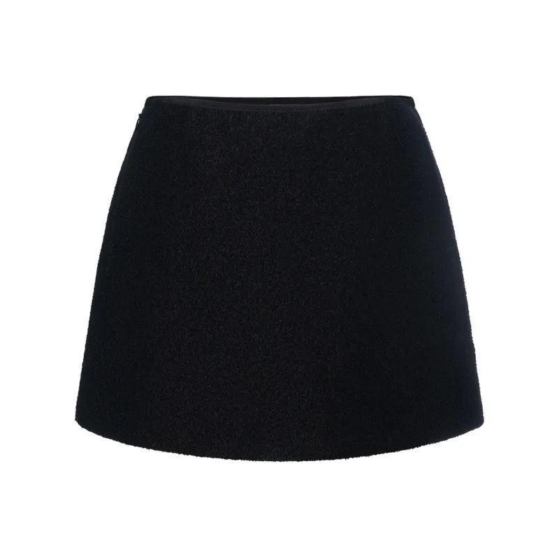 MIU MIU FW22 Casual Short Skirts Women's Black-0