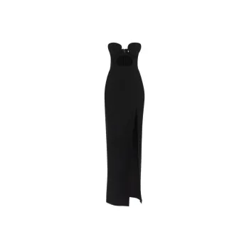 Nensi Dojaka Cut out Detail Strapless Dress
