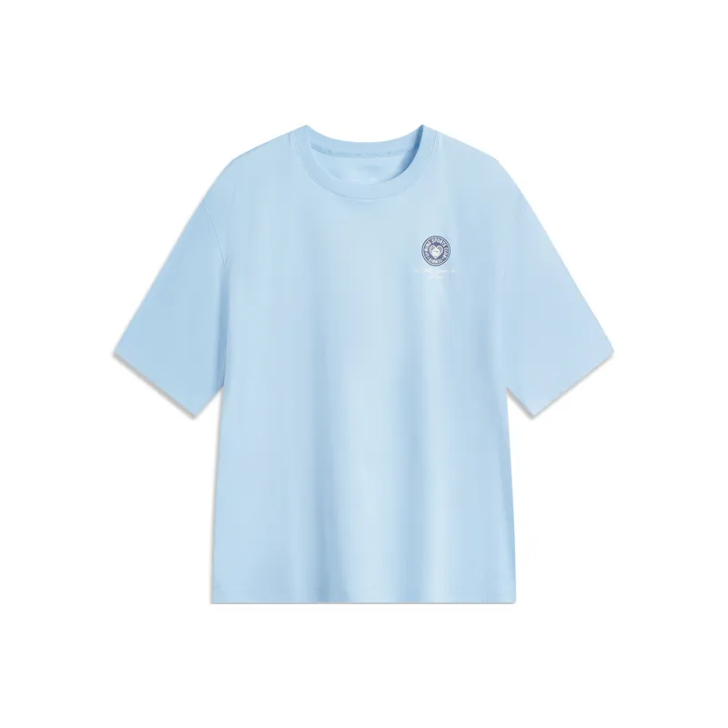 LiNing Sports Life Collection T Shirt Women's Aurora Blue-0