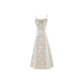 SECFLY OFFICIAL Slip Dress Women's Champagne