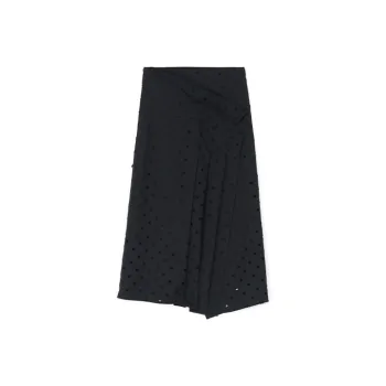 Yohji Yamamoto Casual Long Skirts Women's Black