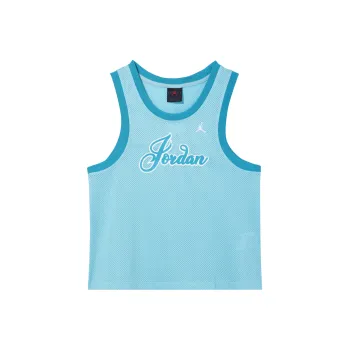 JORDAN Sleeveless Sports Shirts Women's Light Blue