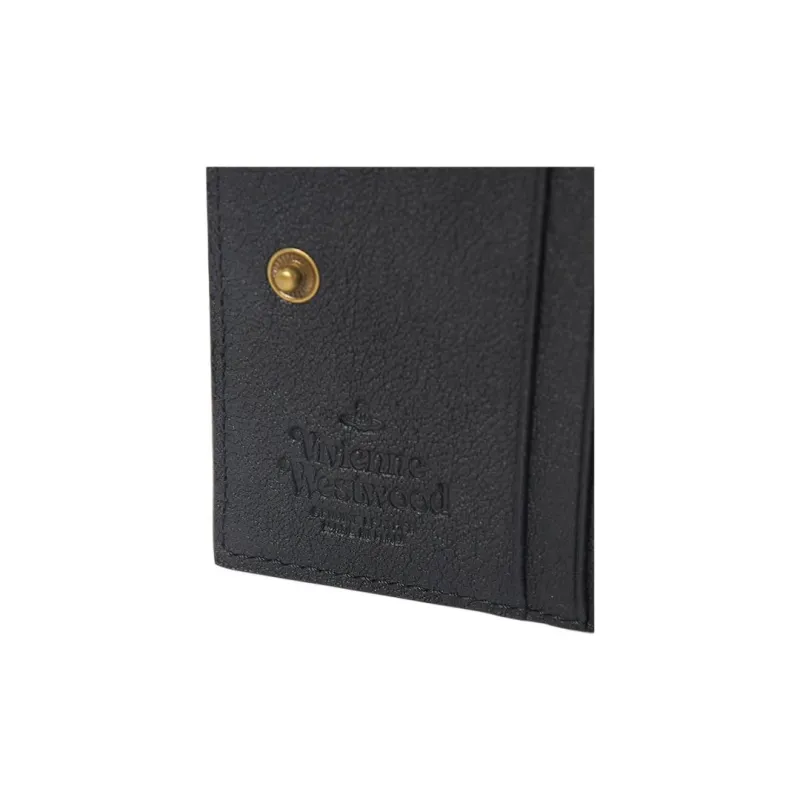 Vivienne Westwood Leather Wallet Women's Black-4