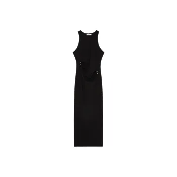Patrizia Pepe Piercing detail Midi Dress