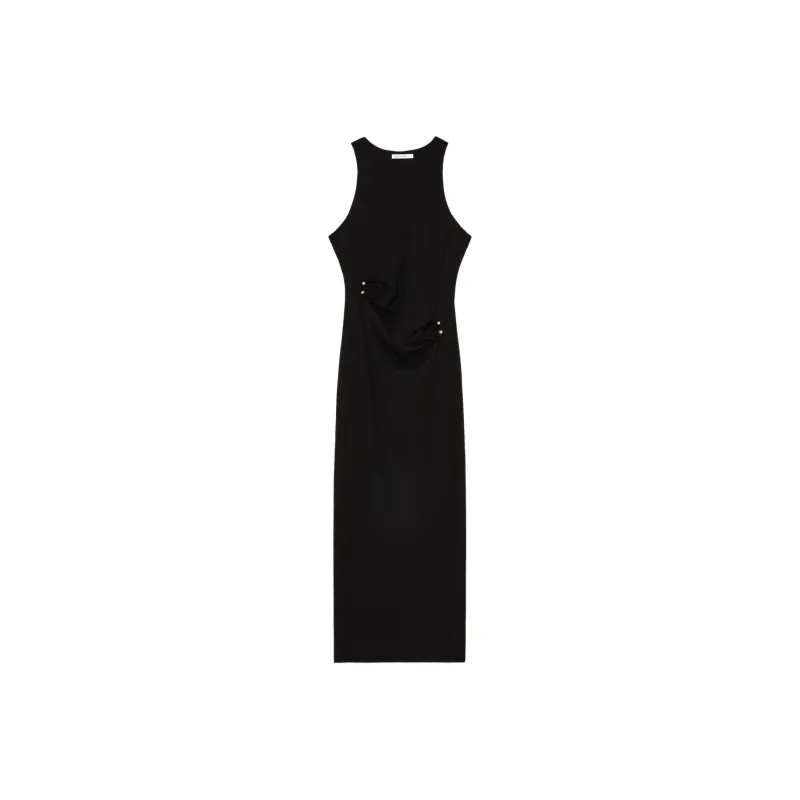 Patrizia Pepe Piercing detail Midi Dress-0