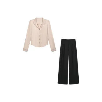 PLANE DRIFT Casual Suit Women's 8650 Apricot/4987 Black