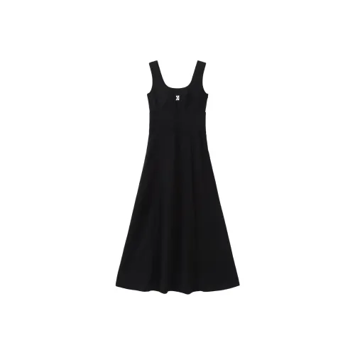 YJ1NGZYZJ Slip Dress Women's Black