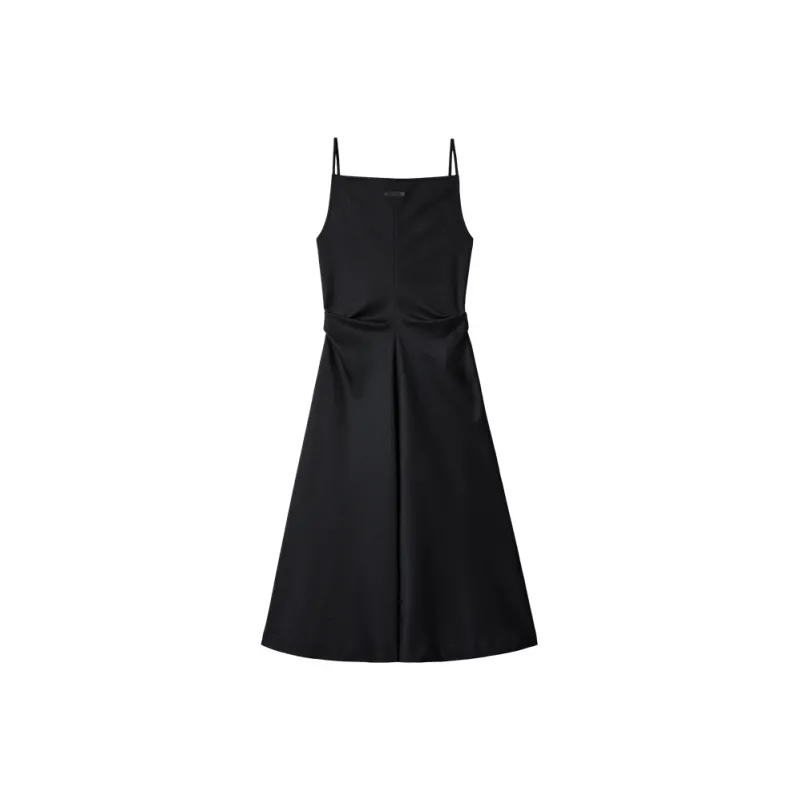 CALVIN KLEIN Slip Dresses Women's Space Black-0