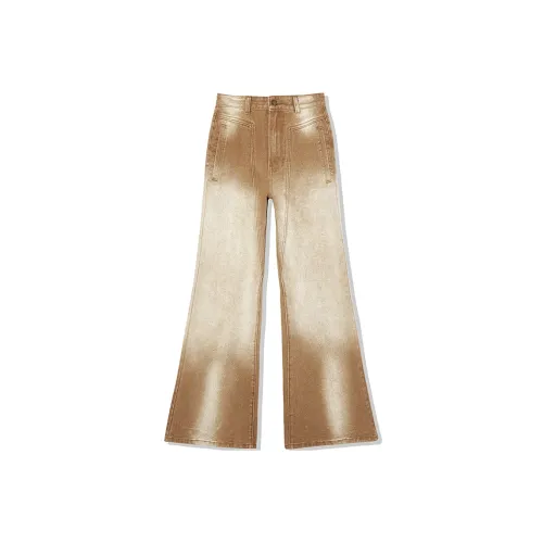 LA CRAWFISH Jeans Women's Cream Khaki