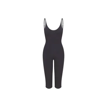 SKIMS SS25 SMOOTH LAYERS CAPRI CATSUIT Jumpsuit Women's GRAPHITE/GRAPHITE