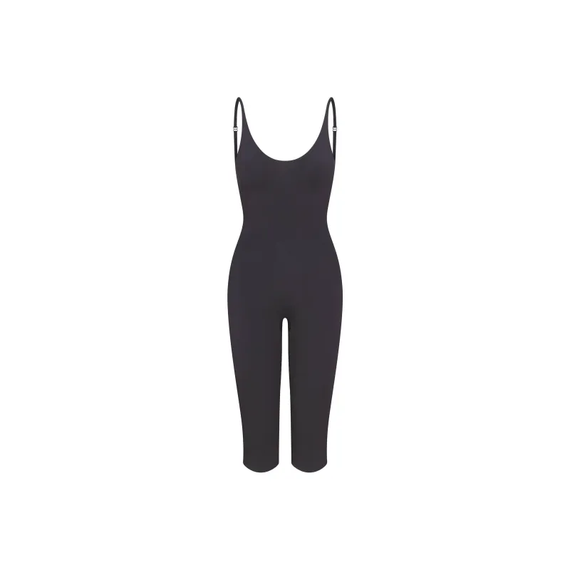 SKIMS SS25 SMOOTH LAYERS CAPRI CATSUIT Jumpsuit Women's GRAPHITE/GRAPHITE-0