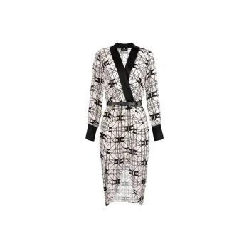 Elisabetta Franchi SS24 Long-Sleeved Dresses Women's White