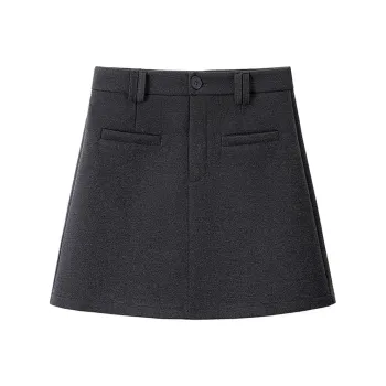 Cypress House Casual Short Skirts Women's Black Gray
