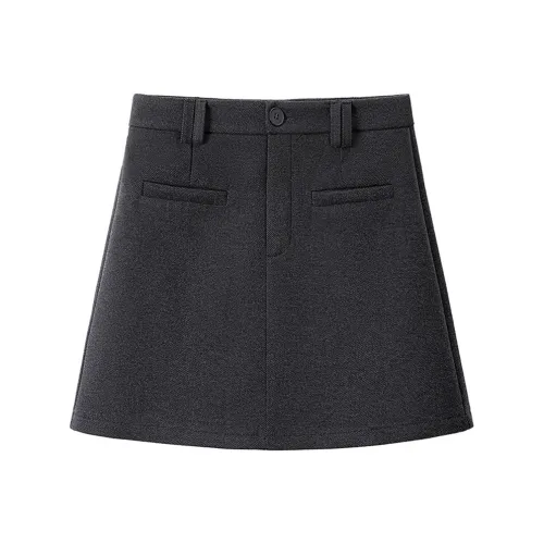 Cypress House Casual Short Skirts Women's Black Gray
