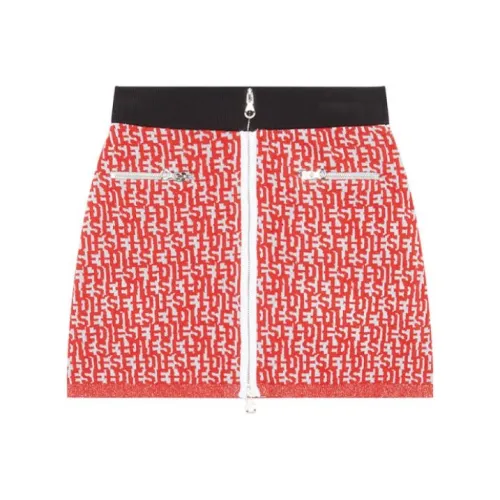 DIESEL Casual Short Skirts Women's Red