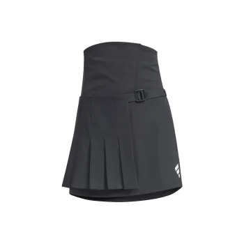 Adidas FUTURE STYLE 2 IN 1 PLEATED SKIRT Casual Short Skirts Women's Carbon Black