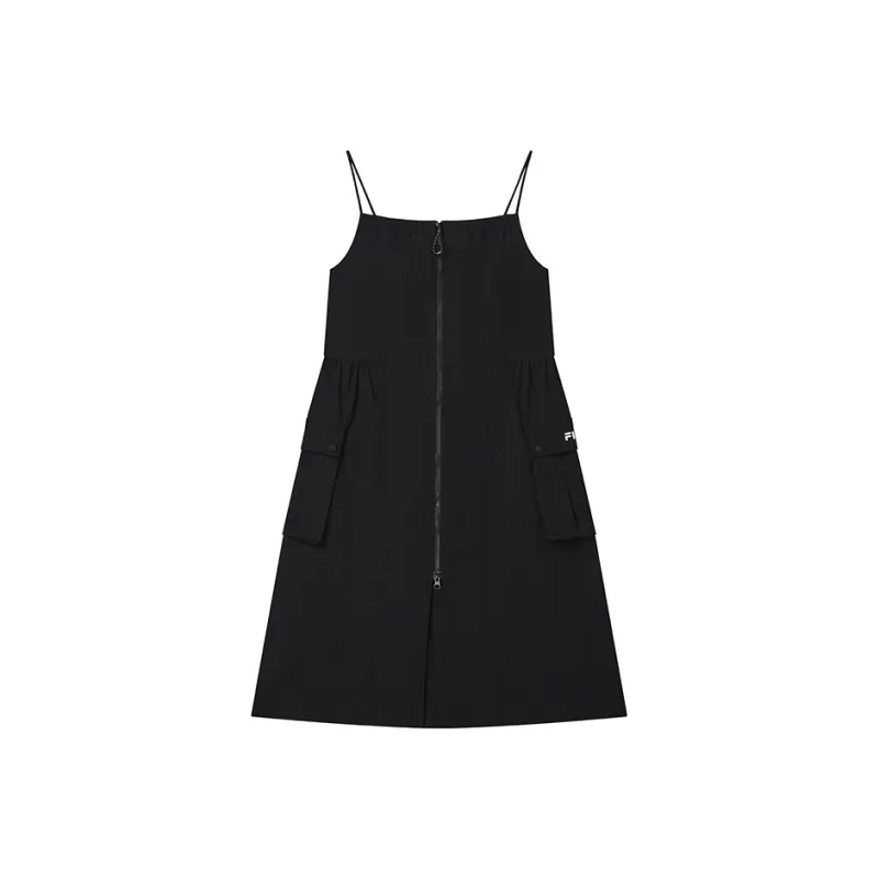 FILA Lifestyle Slip Dress Women's Jet Black-0