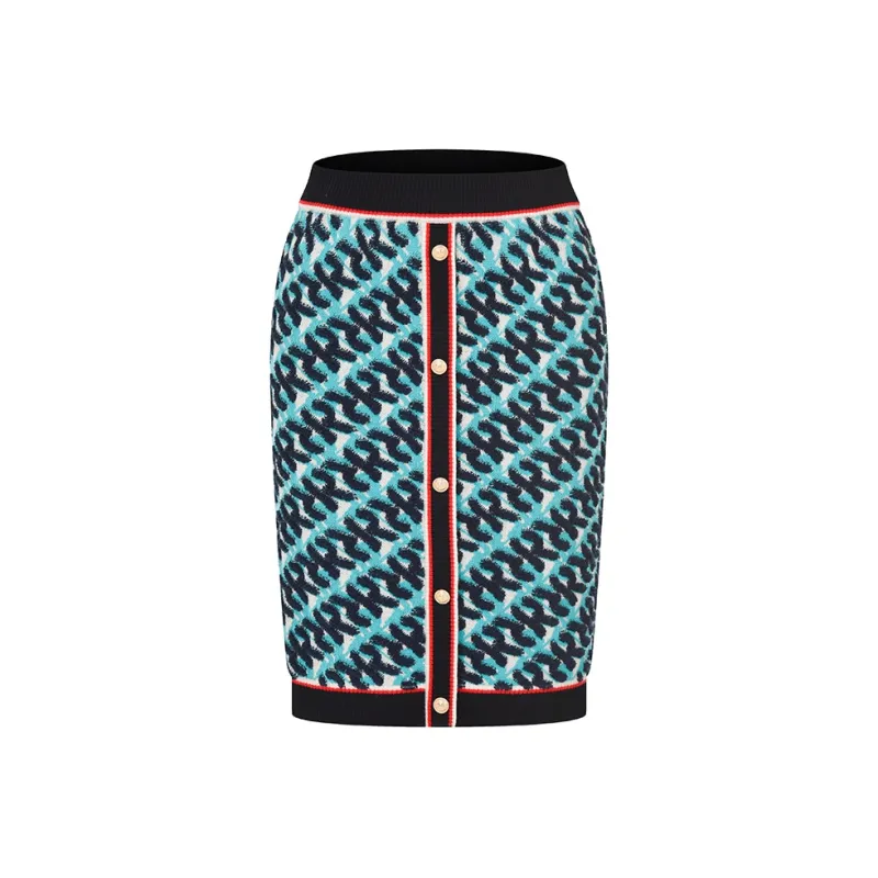 RARE Casual Short Skirts Women's Lake Blue-0