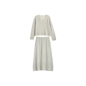 Olrain Casual Suit Women's Heather Gray