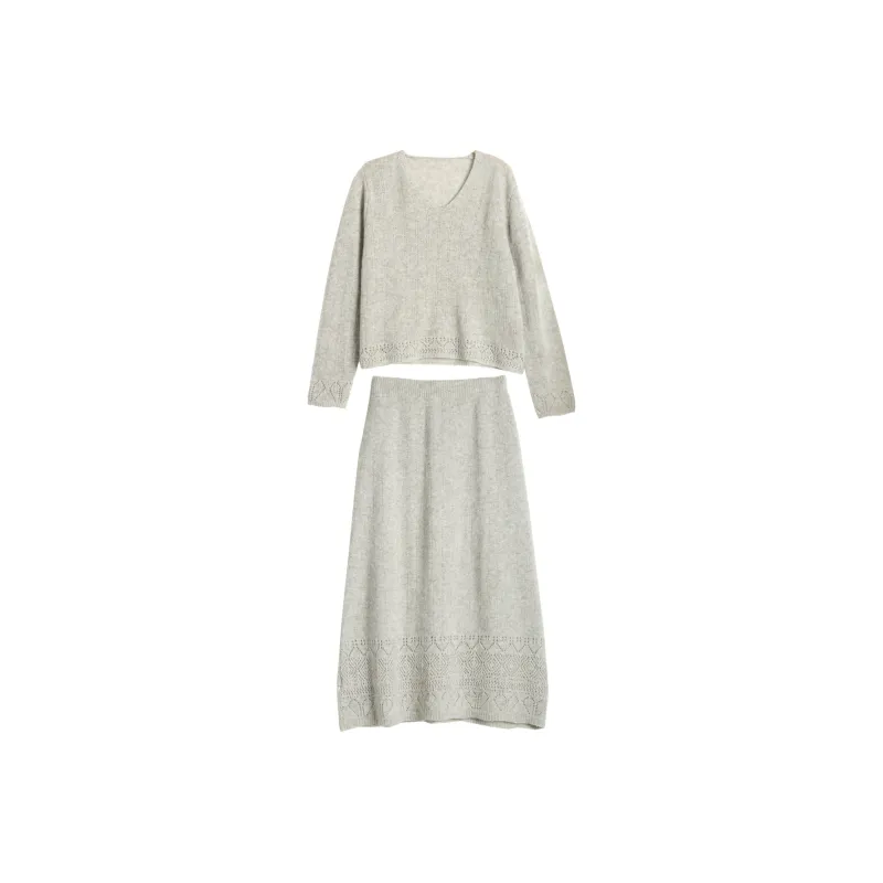 Olrain Casual Suit Women's Heather Gray-0