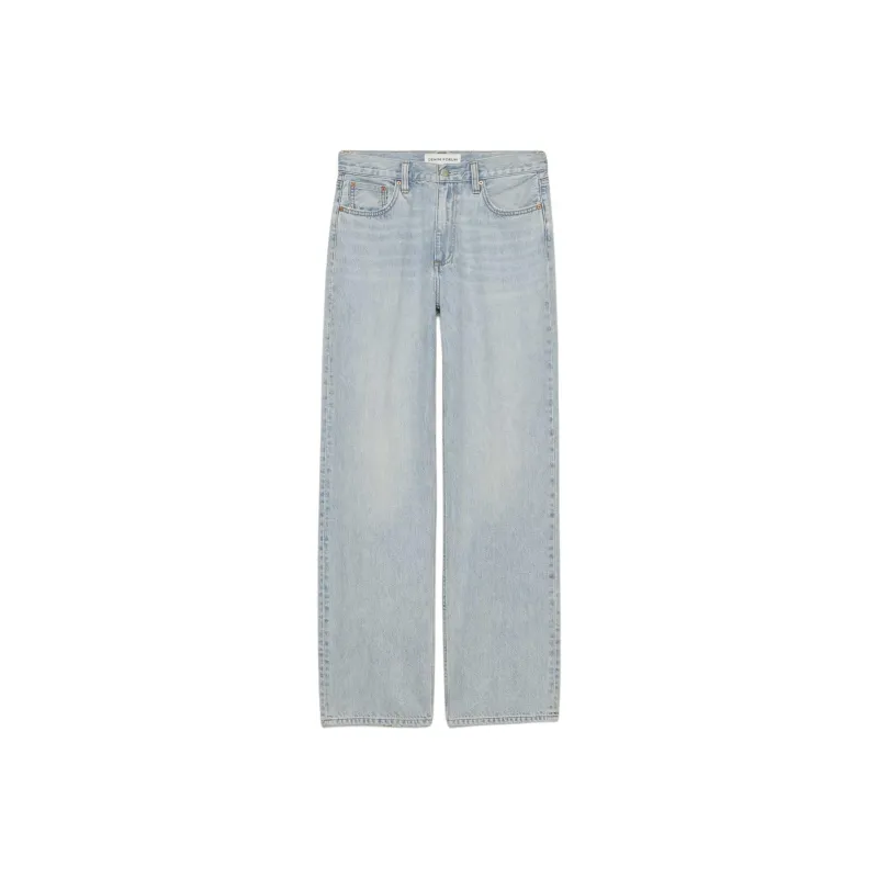 ARITZIA Denim Forum The '90s Lggy Lo-Rise Baggy Jean Jeans Women's Brl Thr Bleu/Light Indigo-0