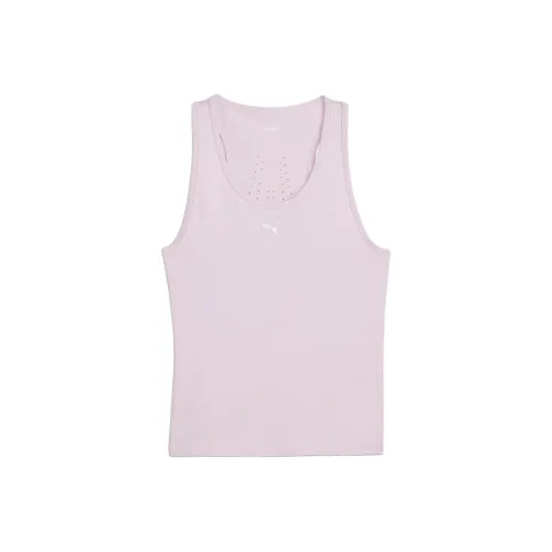 PUMA RUN CLOUDSPUN Women's Running Tank Sport Vests Women's Pink