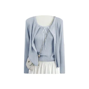 Cypress House Casual Suit Women's Light Blue