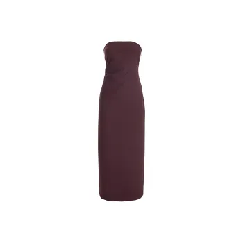 BE PLAIN Sleeveless Dress Women's Bordeaux