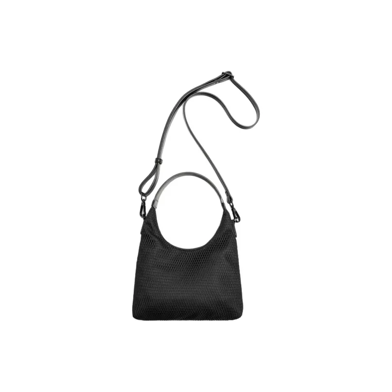 ZARA Polyester With Polyurethane Shoulder Bag, Crossbody Bag, Handbag Women's Black-0