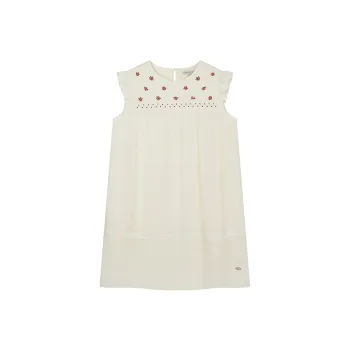 Teenie Weenie Sleeveless Dress Women's Ivory White