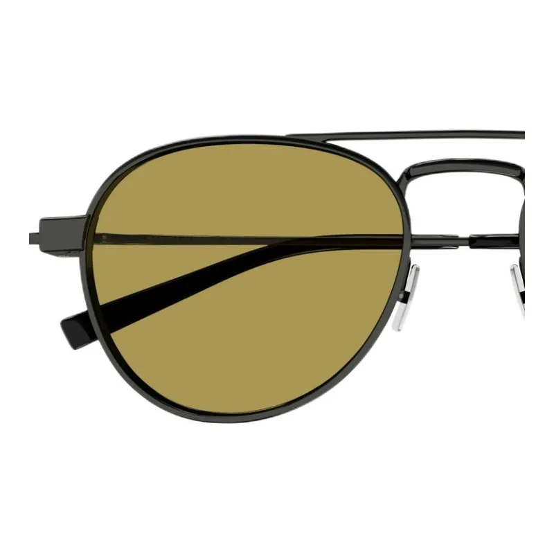 SAINT LAURENT Metal Aviator Sunglasses Men's Black-2