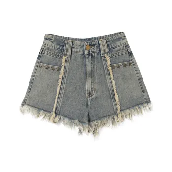 MEETLADY Denim Shorts Women's