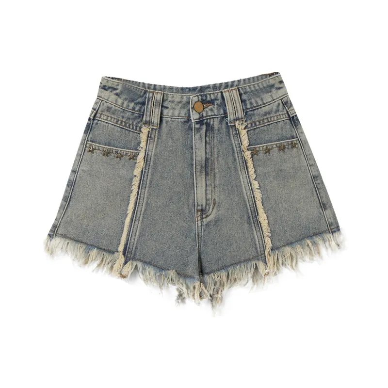 MEETLADY Denim Shorts Women's-6