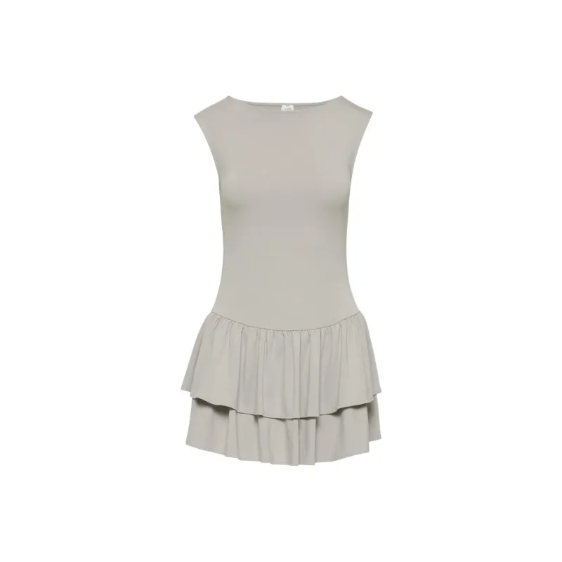 ARITZIA Wilfred Bloomsbury Dress Sleeveless Dress Women's Ashen/Iron Cyan-0