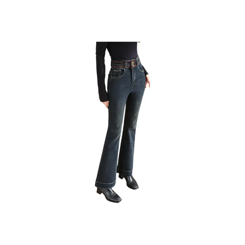 TERRE BLEUE Jeans Women's Dark Blue-0