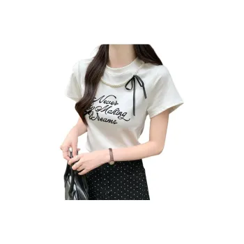 ABBY GODDESS T Shirts Women's White
