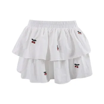 CLOUD SEASON Casual Short Skirts Women's White