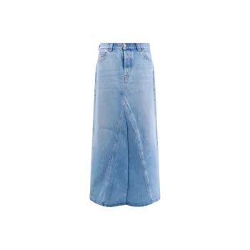DIESEL De Pago Denim Maxi Skirt