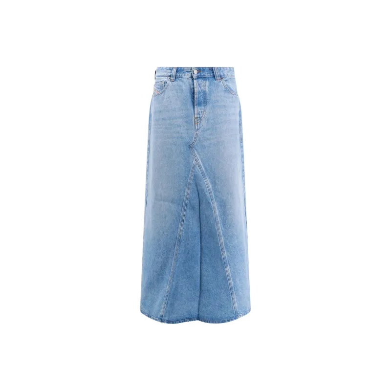 DIESEL De Pago Denim Maxi Skirt-0