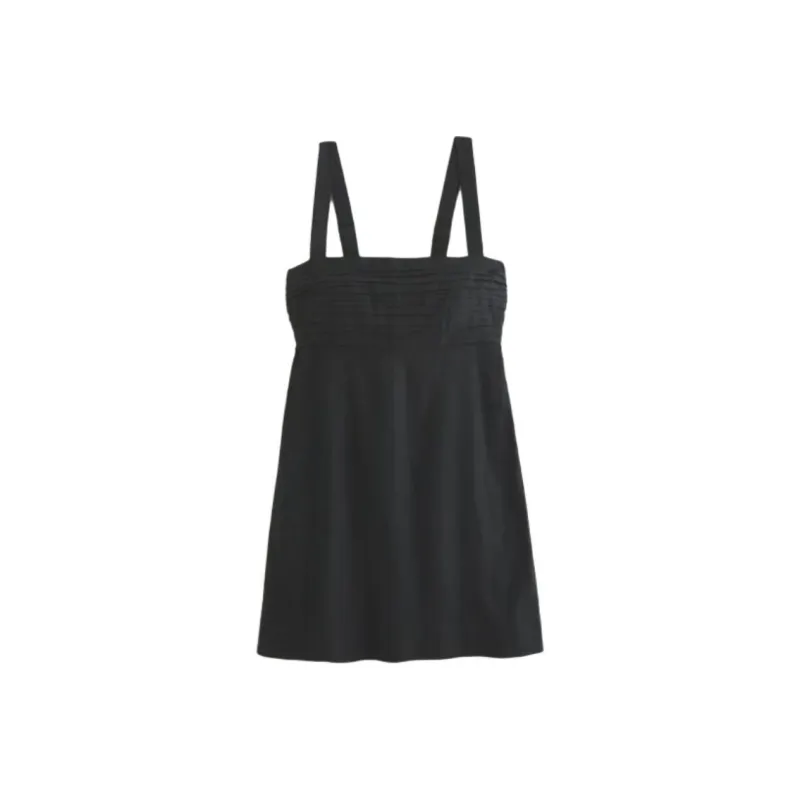 Abercrombie＆Fitch Sleeveless Dress Women's Black-0