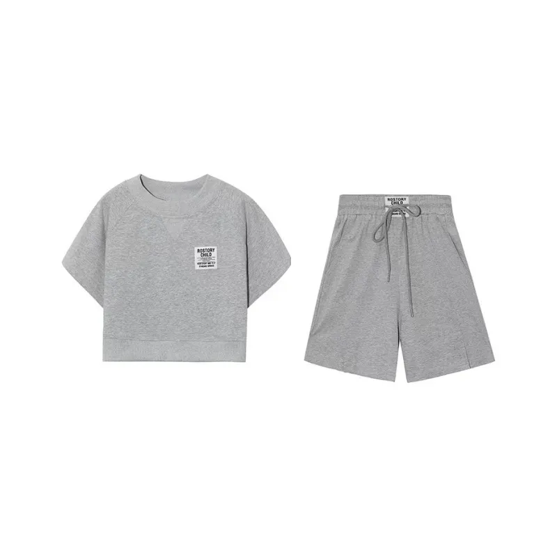 ABCMININ Casual Suit Women's Gray-0